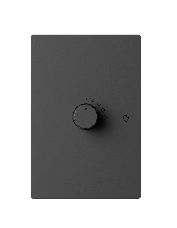 Llave dimmer LED Macroled Milan gris
